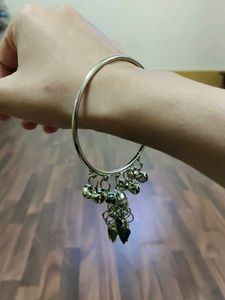Silver Jhumka Bangles