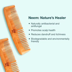 Kacchi Neem Wooden Comb