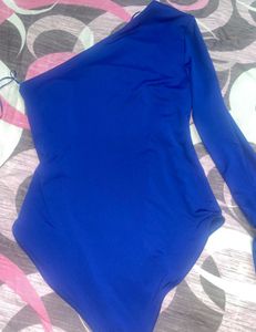 Zara Dark Blue Bodysuit