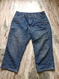 Denim Capri