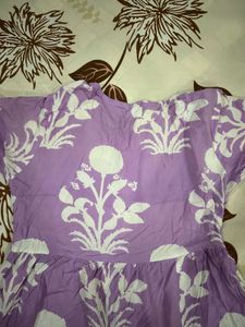 Women Frock Lavender Colour