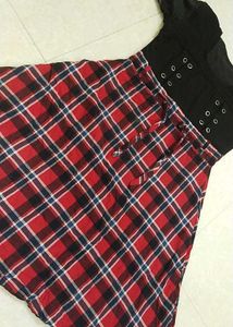Plaid Fit &amp; Flare Dress