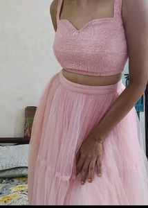 Pink Lehenga Choli Set