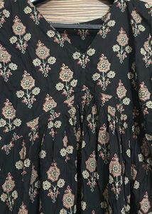 Floral Print Midi Kurti