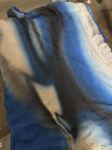 Blue Tie-Dye Sleeveless Dress