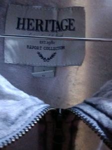 Heritage Gray Half-Zip Pullover