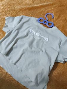 Nevermind Graphic Ruffle Tee