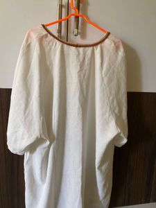 White Relaxed Fit Kurti