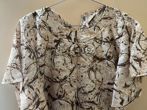 Abstract Print Blouse