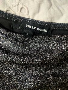 Silver Black 🖤 Top