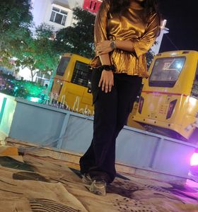 Golden Party Top