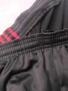 Track Pants with Red Stripe