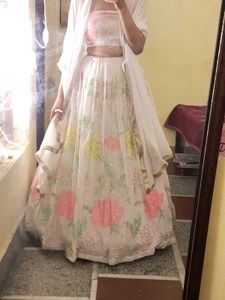 Cutest White Lehenga
