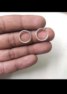 925 Pure Silver Hoop Earrings 1 pair