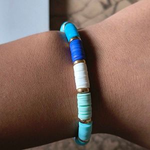 Blue Beaded Bracelet
