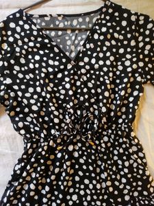 Urbanic  A-Line Polka Black dress