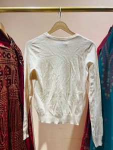 Taffoe Cream Knit Sweater