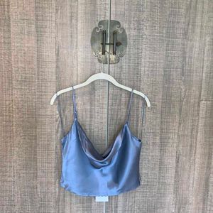 ZARA New Satin Crop Top