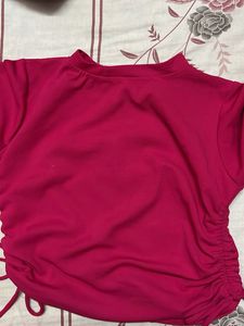 Pink Crop Top