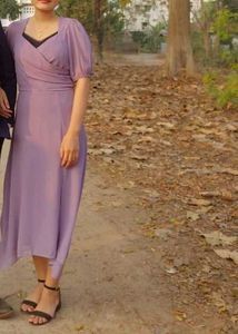 Lavender Midi Dress