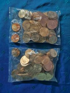 Natural Toning Coins 3ps In RBI Seal Packet 5rs