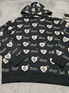 CDG PLAY Heart Print Hoodie
