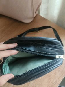 Quilted Circle Sling Bag