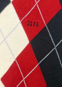 Stylish Argyle Pattern Sweater