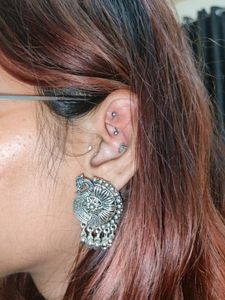 Silver Oxidised Earrings | Never used