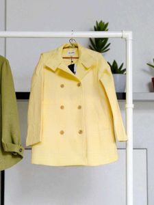 ⚫New 🌟Yellow Double-Breasted Jacket
