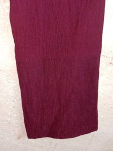 Women&#39;s Fashion Long Top Tunic Maroon