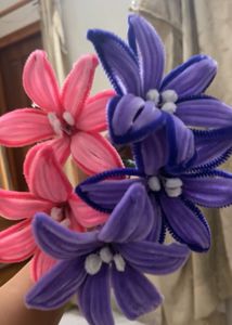 Pink and Purple Lilies 🌸