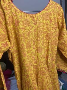 Anarkali kurti and sharara set