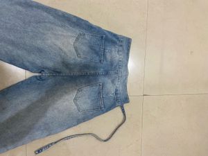 Stylish Light Wash Denim Jeans