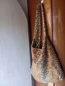 cheetah print boho bag