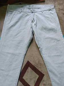 Casual Light Blue Pants