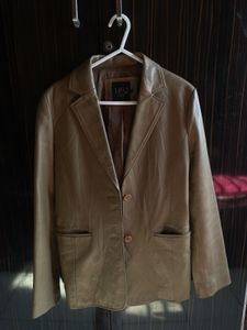 Vintage Leather Blazer