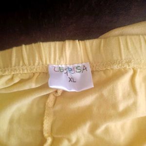 Yellow Leggings &amp; Dupatta Set