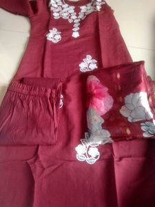Vatican Silk Kurta Set With Duppta