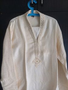 Mens Shervani Ethnic Ware Cream Color