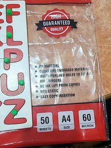 Kent Sheet Protector ABC Toy And Learner