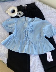 Savana Bow Top 🩵