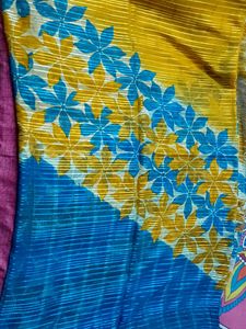 Silk And Cotton Saree Combo New✨️
