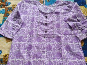 Cotton Kurti 💜