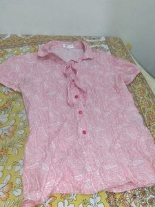 Pink Floral Top