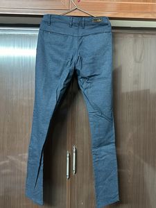 Men&#39;s Blue Casual Pants