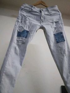 Distressed Denim Jeans