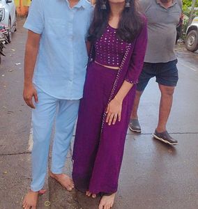 Flowy Purple Maxi Dress
