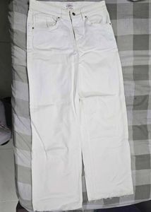 White Wide Leg Jeans
