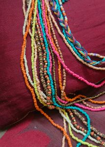 New Antique Beads Necklace Multi Colour